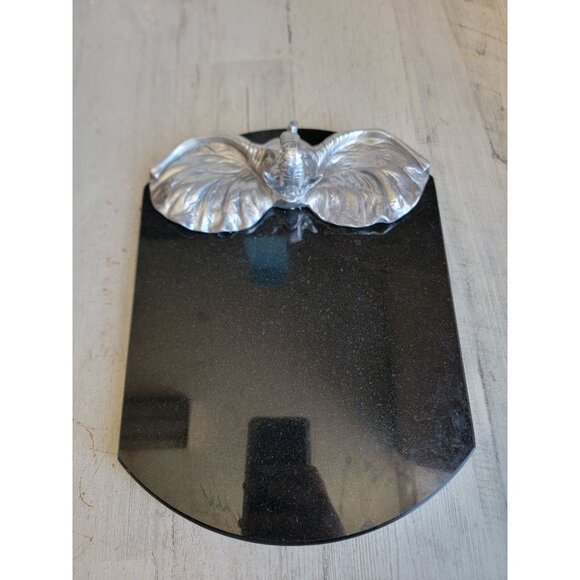 Heavy unique silver elephant table‎ decor tray charcuterie board unique